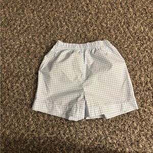 Eliza James Kids 4T Light Blue Checkered Shorts